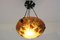 Art Nouveau Fleur De Lys Pendant Light from Daum Nancy, 1910s 6