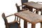 Marble Cafe Table and Chairs in Bentwood, Set of 12 19