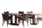 Marble Cafe Table and Chairs in Bentwood, Set of 12 9