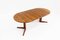 Vintage Danish Round Extendable Dining Table, 1960s 2