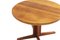 Vintage Danish Round Extendable Dining Table, 1960s, Image 7