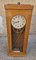 Reloj de péndulo vintage con caja de madera Enrico Boselli Milano, años 40, Imagen 2
