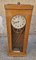 Vintage Pendulum Clock in Enrico Boselli Milano Wooden Case, 1940s 2