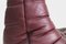 Burgundy Leather Togo 3-Seater Sofa by Michel Ducaroy for Ligne Roset, 1990s, Image 4