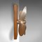 Large Vintage English Ship Propeller Display in Bronze and Oak, 1950s 4