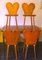 Mid-Century Brutalist Chairs, 1950, Set of 4 7