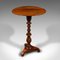 Lámpara de mesa Regency inglesa pequeña de caoba, década de 1820, Imagen 5
