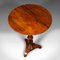Lámpara de mesa Regency inglesa pequeña de caoba, década de 1820, Imagen 6