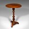 Small Regency English Mahogany Lamp Table, 1820s 1
