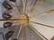 Lámpara de araña vintage de latón de Alain Delon, Imagen 13