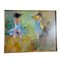 European School Artist, Dancers, 1960s, Oil on Canvas, Framed 2