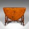 Victorian English Sutherland Table in Burr Walnut, Image 3