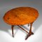 Victorian English Sutherland Table in Burr Walnut 9