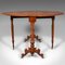 Victorian English Sutherland Table in Burr Walnut 6