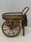 Mid-Century Riviera Bamboo and Wicker Bar Cart, 1950s, Image 2