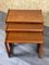 Tavolini ad incastro vintage in teak di Salin Mobler, anni '70, set di 3, Immagine 12