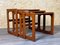 Vintage Teak Nesting Tables from Salin Mobler, 1970s, Set of 3, Image 14