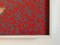 Francois Morellet, Un detalle de los 40.000 cuadrados rojos y azules, 1965, Serigrafía, Imagen 2