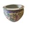 Vintage Chinese Porcelain Planter with Flowers and Butterflies, Image 2