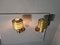 Vintage Scandinavian Wall Lights in Stepped Brass, 1970s, Set of 2, Image 5