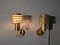 Vintage Scandinavian Wall Lights in Stepped Brass, 1970s, Set of 2, Image 17
