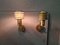 Vintage Scandinavian Wall Lights in Stepped Brass, 1970s, Set of 2 4