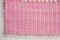 Vintage Turkish Pink Beige Doormat Rug, Image 10