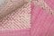 Vintage Turkish Pink Beige Doormat Rug, Image 14
