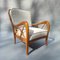 Armchair in White Velvet attributed to Paolo Buffa, 1950s, Image 1