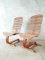Wooden Lounge Chairs, Set of 2, Image 1