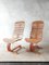 Wooden Lounge Chairs, Set of 2, Image 3