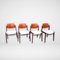 Dining Chairs Model 476a by Hartmut Lohmeyer for Wilkhahn, Germany, 1962, Set of 4 1