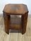 Art Deco Coffee Table in Walnut, 1940s 9