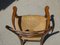 Wood and Straw Armchair, 1980s 4