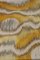 Textile Sculpture Painting with Wave and Relief Effect Using Yellow Monochrome Pleating 11