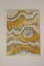 Textile Sculpture Painting with Wave and Relief Effect Using Yellow Monochrome Pleating 10