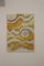 Scultura tessile con effetto onda e rilievo con pieghe monocromatiche gialle, Immagine 1