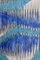 Textile Sculpture Painting with Wave and Relief Effect Using Blue Monochrome Pleating 2