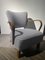 Vintage Grey Cocktail Armchair 1