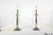 Electrified Torches in Silver Metal, Set of 2 5