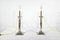Electrified Torches in Silver Metal, Set of 2, Image 2