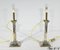 Electrified Torches in Silver Metal, Set of 2 16