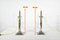 Electrified Torches in Silver Metal, Set of 2 22