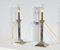 Electrified Torches in Silver Metal, Set of 2, Image 4