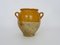 Small Glazed Yellow Confit Pot, Pyrenees, South West of France, 19th Century 2