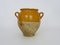 Small Glazed Yellow Confit Pot, Pyrenees, South West of France, 19th Century, Image 2