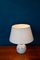 Lámpara de mesa de Jacob E. Bang para Holmegaard, años 80, Imagen 3