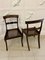 Antique Regency Rosewood & Brass Inlaid Dining Chairs, 1825, Set of 8 4