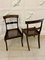 Antique Regency Rosewood & Brass Inlaid Dining Chairs, 1825, Set of 8, Image 4