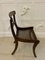 Antique Regency Rosewood & Brass Inlaid Dining Chairs, 1825, Set of 8, Image 15